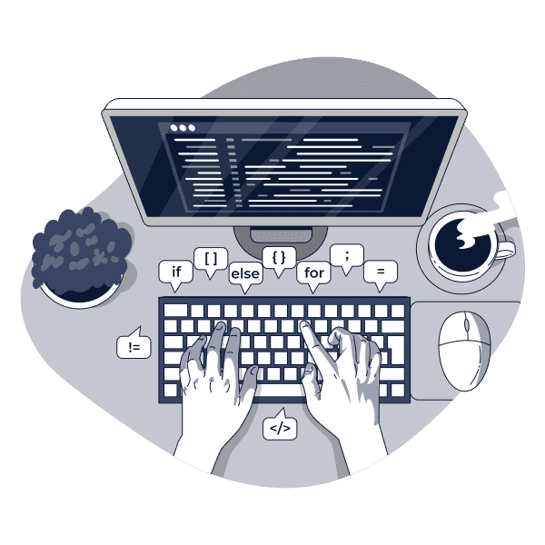 Illustration et présentation de Gaël Paquien, Développeur Backend PHP, Symfony, Laravel.